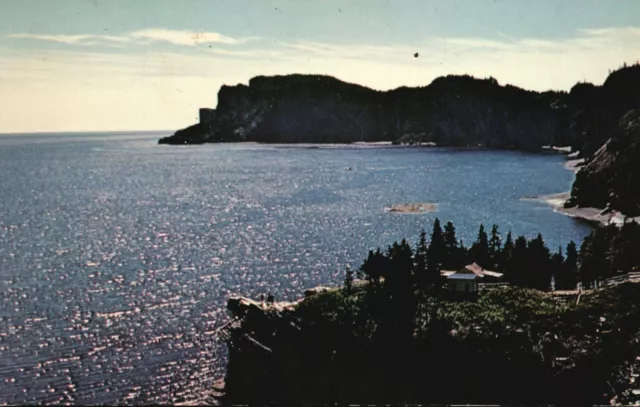 Vintage Postcard LaGaspesie Cap Bon Ami & Ships Head Gaspe Peninsula