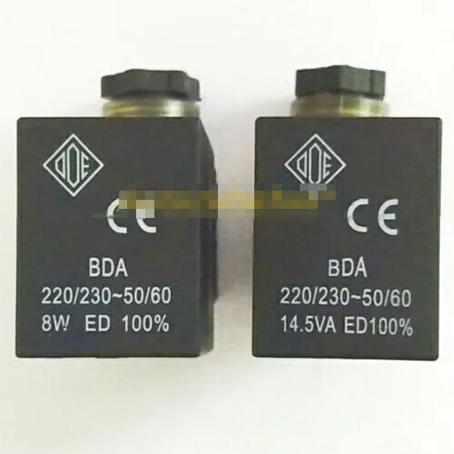 1PC Brand New AC220V Solenoid Valve Coil For ODE BDA 220/230-50/60 14.5VA 8W