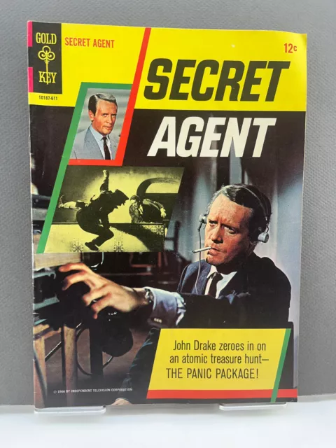 Secret Agent #1 Gold Key Comics 1966 6.5 Fine Photo Cover