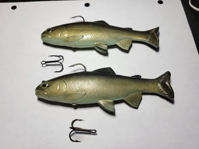Huddleston Deluxe 68 Special Weedless Swimbaits - Choose Pattern / Rate of  Fall