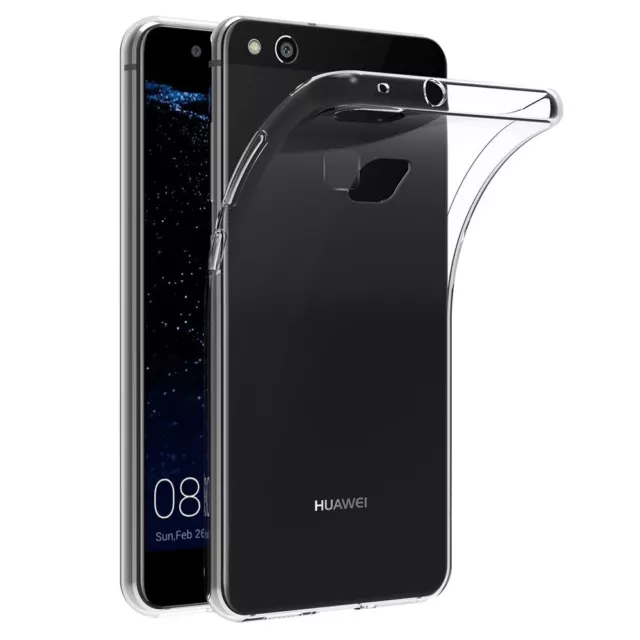 Cover Custodia Per Huawei P10 Lite P 10 Morbida Trasparente Sottile Ultra Slim