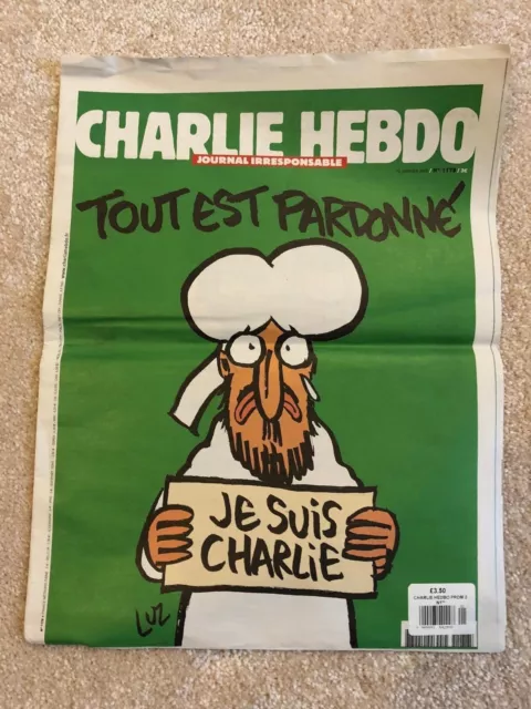 CHARLIE HEBDO NEWSPAPER MAGAZINE No. 1178 14 JAN 2015 JE SUIS CHARLIE NEW