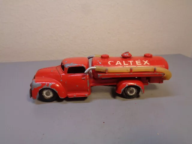 TEKNO DENMARK No 778 VINTAGE 1950'S DODGE CALTEX TANKER TRUCK ULTRA RARE ITEM VG