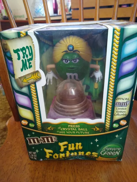 M&M's MM Fun Fortunes - Madame Green Limited Edition Candy Dispenser 2008