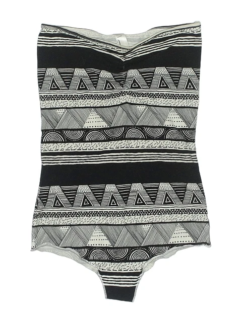 American Apparel Women Black Bodysuit S