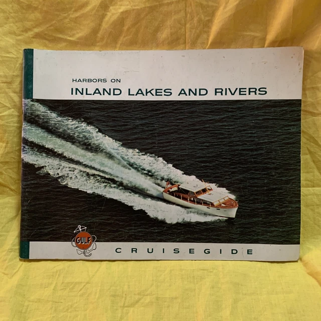 VINTAGE NAUTICAL 1960 "HARBORS on INLAND LAKES and RIVERS" GULF CRUISEGIDE