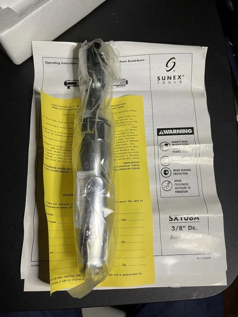 Sunex SX108A 3/8" Drive Air Ratchet 5