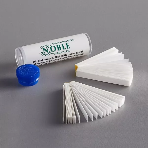 Noble Chlorine Sanitizer Test Strip Papers (100) Free Shipping Usa Only