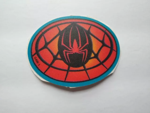 Spider-Man Pinball Machine Promo Decal NOS Original Game Art Spider Web