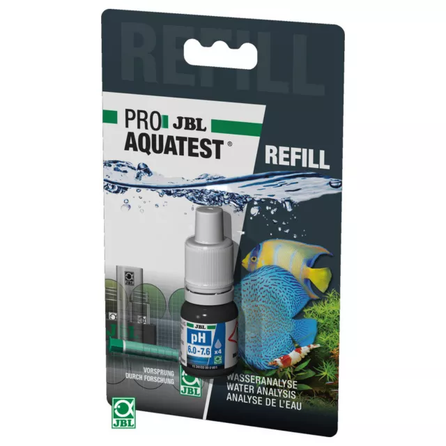 JBL Proaquatest Ph 6.0-7.6 Recharge, Aquarien-Wassertest, Neuf