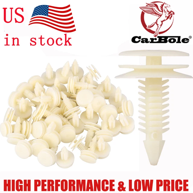 50PCS Plastic Door Trim Panel Retainer Car Fasteners Clips For Chevy GMC Buick