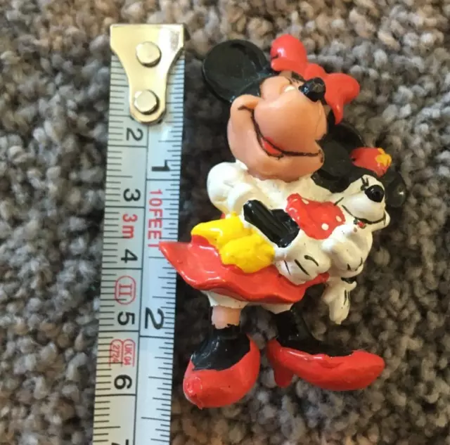 Vintage Applause Disney's Minnie Mouse teacher w doll Mickey cake baker figures 3
