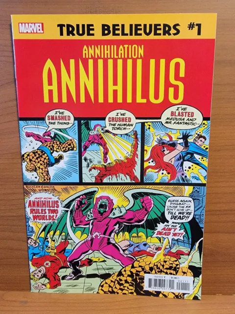 True Believers: Annihilation Anihilus #1 NM Marvel 2020