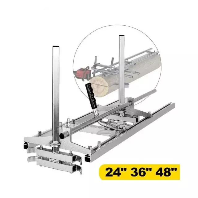 Scierie Portable pour Tronçonneuse Appropriée À Tronçonneuses 24/36/48 CM BAR