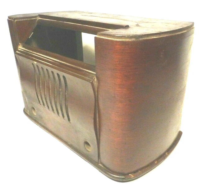 vintage BENDIX 0526E TABLETOP RADIO part: WOOD SHELL 13" X 8" X 6 & 1/2" vintage BENDIX 0526E TABLETOP RADIO part: WOOD SHELL 13" X 8" X 6 & 1/2"
