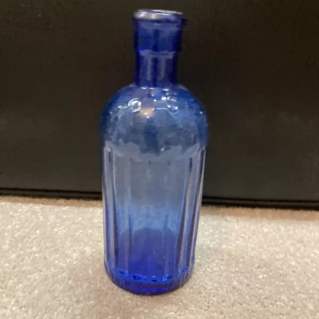 Old Blue Poison Bottle Kilner Brothers