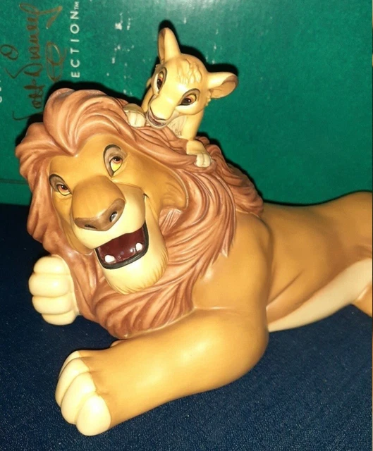 WALT DISNEY CLASSIC Collection WDCC Lion King Mufasa Simba Pals Forever ...
