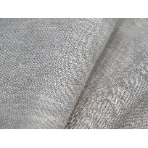 Quality 100% Linen Stone Curtain Fabric Plain Upholstery Cushion Material RUTO