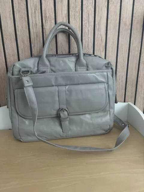 LUCA BOCELLI LEATHER Laptop Bag Business Organiser Multi Pocket Bag 29.99 PicClick UK