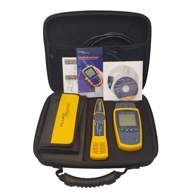 FLUKE NETWORKS MS2-KIT Cable Continuity Tester - MicroScanner2 Professional Kit