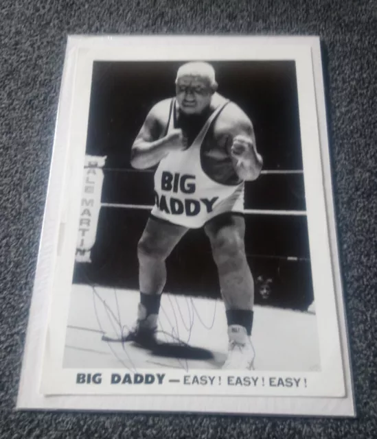 Big Daddy Wrestling UK Signed Autograph Comes With *COA INCLUDED*