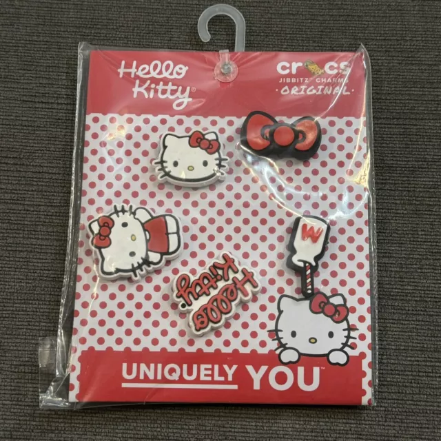 Uniquely You Crocs Jibbitz Charms Hello Kitty 5 pack Crocs Original Sanrio 2024