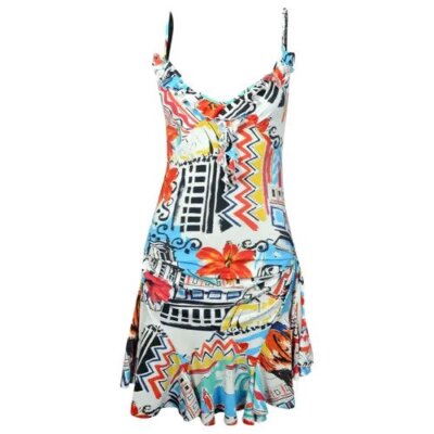 Roccobarocco Vestito Donna Roccobarocco Taglia S Abito Floreale Viscoso Woman Kleid Dress 