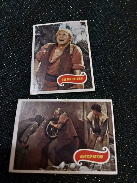 Planet Of The Apes 1967 gum cards x 2 Scanlens 55 20