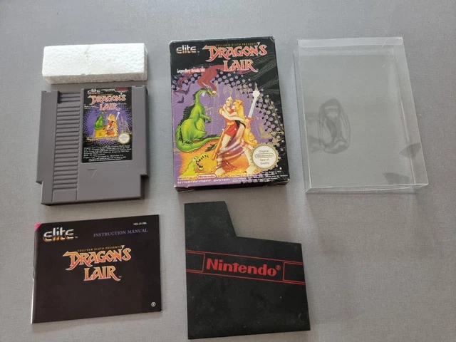 Compilation Dragon's Lair 1+2 Pour Philips CD-i - Repro Non-officielle, Boîtier Cristal, Très Bon état