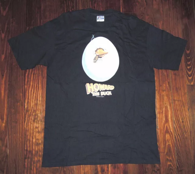 T Shirt Vintage 80s Howard The Duck Marvel Comics Film Movie Single Stitch XL