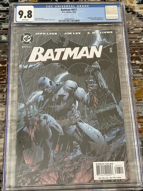 Batman #617. CGC 9.8. D.C. Comics 9/03. Jim Lee Cover And Art