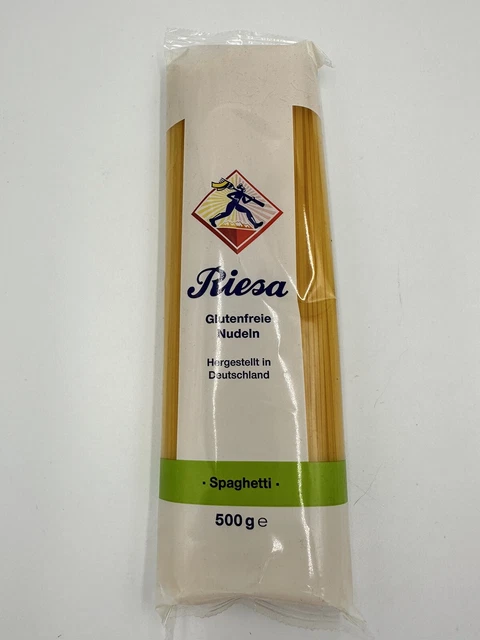 Riesa - Glutenfreie Nudel Spaghetti 500 g - MHD 01/25 #NK353