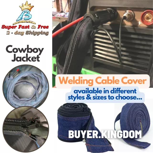 Torch Welding Protective Power Cable Cover Jacket Sleeve For Plasma Cutter TIG