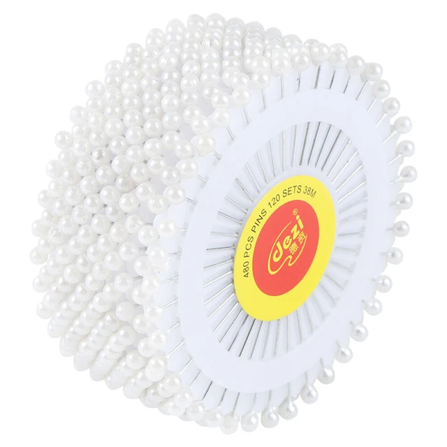 480 piezas modista acolchado recto de perlas de 3 mm acero inoxidable
