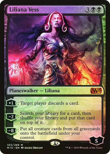 FOIL Liliana Vess ~ Magic 2015 [ NearMint ] [ Magic MTG ]