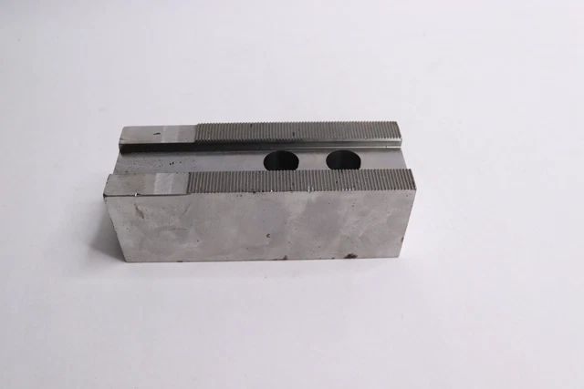 (3-Pk) USST Soft Chuck Jaws 1050 Steel 2-Holes for 12" Chuck KT-12208F