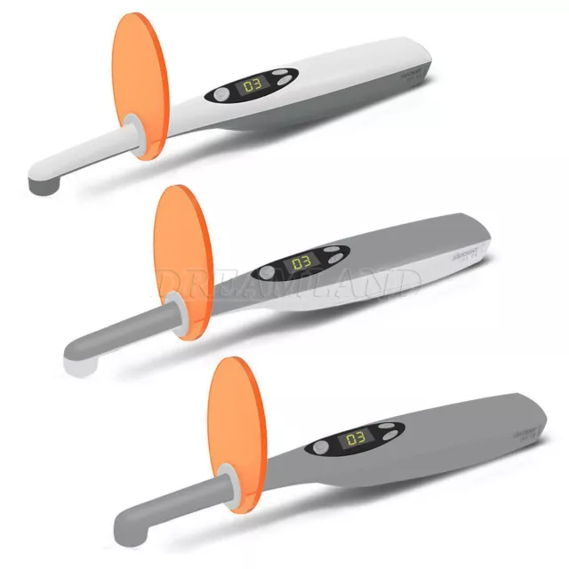 Dental Alto Voltaje LED Luz de Curado Lampara 3S Curing Light 1800mw 3 Colors