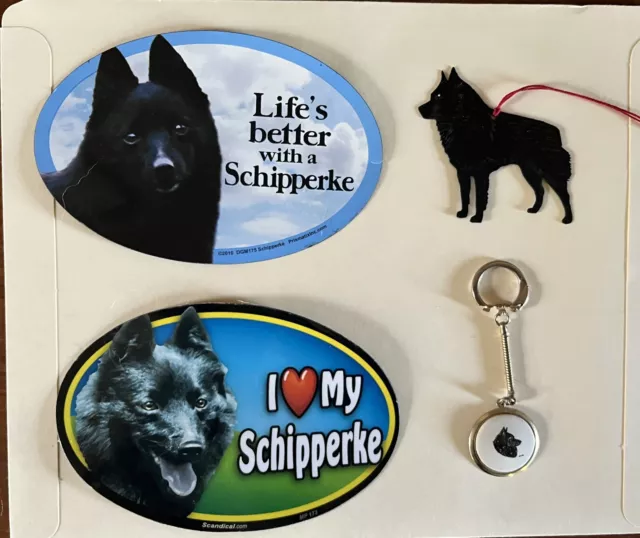 Schipperke Book, Magnets, Ornament and Keychain