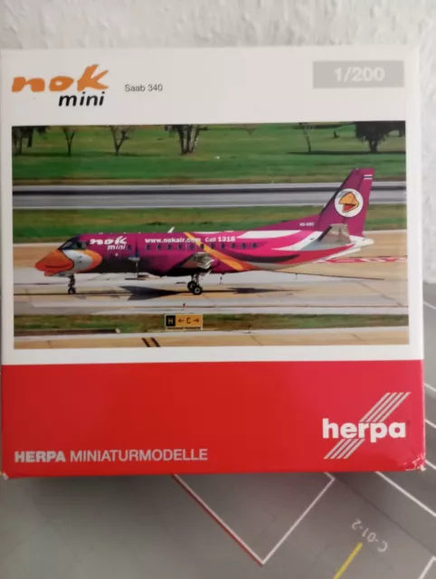 Herpa Wings 1:200 Nok Mini, Nok Air Saab 340, OVP