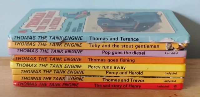 THOMAS THE TANK Engine And Friends Vintage Ladybird Book Bundle 8 Books ...