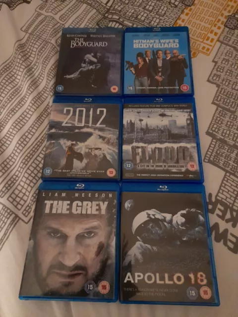 blu ray joblot bundle X6 Movies (PLEASE READ DESCRIPTION)