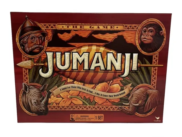 Jumanji The Board Game for Family By Spin Master, Action Adventure