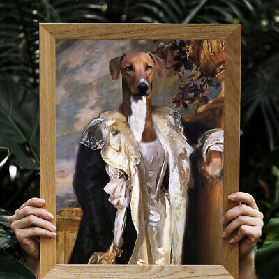 Old Dress Royal Pet Portrait Digital Portrait Art Funny Dog Cat Regal Pet Loss