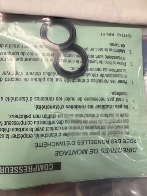 Auxiliary A/C Evaporator Outlet Hose Seal ACDelco 15-33898