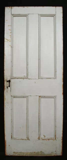 27"x68" Antique Vintage Victorian Interior Closet Pantry Wood Wooden Door Panels