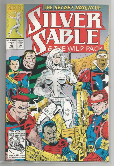 SILVER SABLE # 9 * First Appearance of Original SILVER SABLE *MARVEL COMICS *