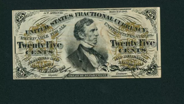 25¢ Cents Third Issue U.S. Fractional Currency ** PAPER CURRENCY AUCTIONS