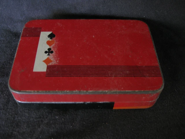 RARE JOLIE BOITE ANCIENNE EN TOLE LITHOGRAPHIEE CONFISERIE SIROP DE