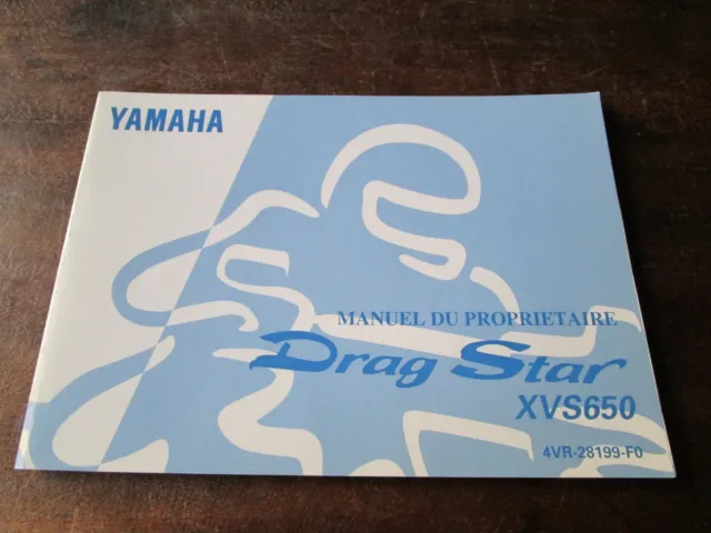 Yamaha XVS 650 XVS650 DRAG STAR 1996 Manuel du Proprietaire