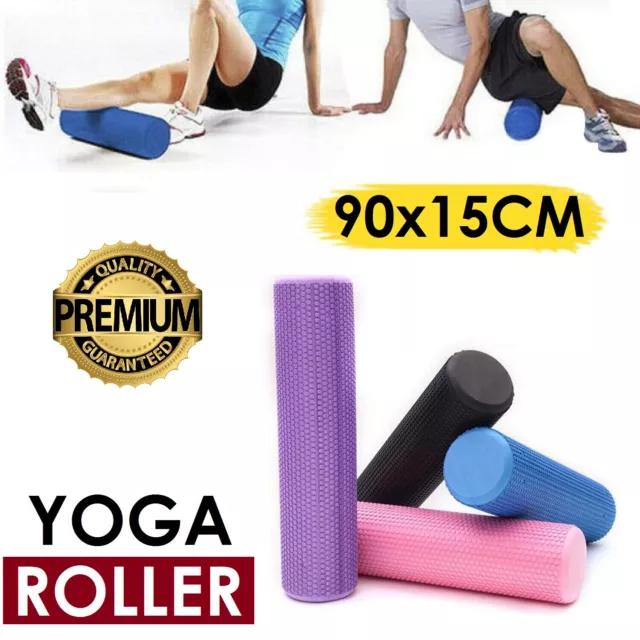 Pilates Foam Roller Physio Yoga Roller Fitness GYM Exercise Training Massage